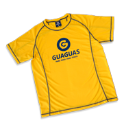 Camiseta amarilla de running